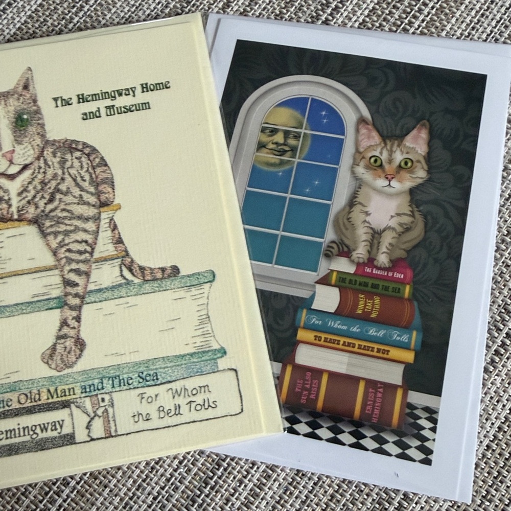 Key West Ernest Hemingway Home Museum Florida Cats Greeting Note Cards Souvenir - Picture 10 of 10